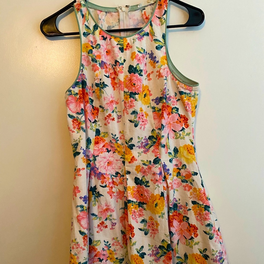 Sugar Lips white floral dress